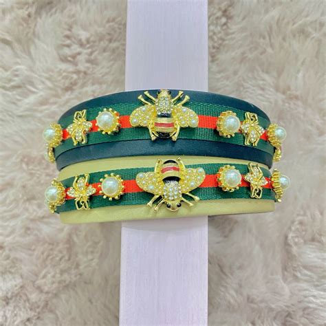 gucci headband with bee|gucci inspired headbands.